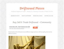 Tablet Screenshot of driftwood-pieces.com